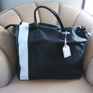 REED KRAKOFF GYM BAG II TOTE BAG TRAVEL BAG BLACK